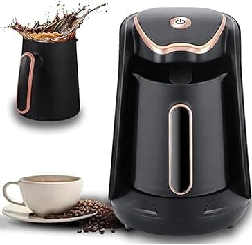 Electric Coffee Maker Machine Electric Turkish Coffee Maker 600W Coffee Pot for Fast Brewing Greek & Arabic Coffee with Auto Shut Off No Drip Spout & Ergonomic Handle 0.5L on Amazon.ae - Price Tracker