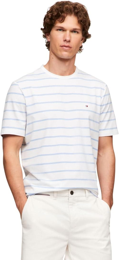 Tommy Hilfiger mens Short Sleeve Dry Fit and Moisture Wicking T-shirts Short Sleeve Dry Fit and Moisture Wicking T-shirts on Amazon.ae - Price Tracker