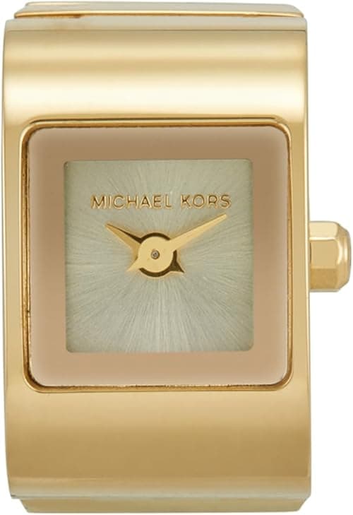 Michael Kors MK4883 Women's Darrington Gold Stainless Steel Ring Watch, Golden, Bracelet on Amazon.ae - Price Tracker