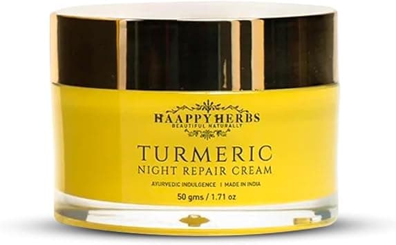 HAAPPY HERBS - BEAUTIFUL NATURALLY Turmeric Night Repair Cream - 50G on Amazon.ae - Price Tracker