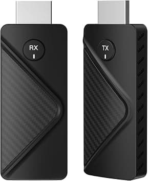 Wireless HDMI Transmitter and Receiver, Extender for Streaming Video and Audio from Laptop/PC to Monitor Projector TV, HDMI Dongle على Amazon.ae - متتبع الأسعار