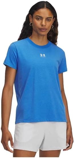 Under Armour womens UA Rival Core SS Rival Core Short Sleeve T Shirt (pack of 1) - Best Deal Finder