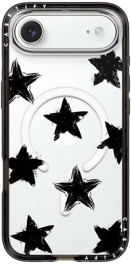 CASETiFY Compact iPhone Air Case [Slim and Sleek/Compatible with Magsafe / 4 ft. 2X Military Grade Drop Protection] - Star Marks - Clear Black on Amazon.ae - Price Tracker
