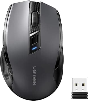 UGREEN Wireless Mouse BT5.0/2.4G Silent 5 Adjustable 4000DPI 5-Button | Wireless mouse, Bluetooth5.0/2.4G, silent, 5 DPI up to 4000, 5 buttons, ergonomic, for PC Mac, office home on Amazon.ae - Price Tracker