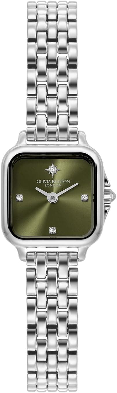 Olivia Burton Womens Grosvenor Mini Quartz Basic Mini, Sage, One Size on Amazon.ae - Price Tracker