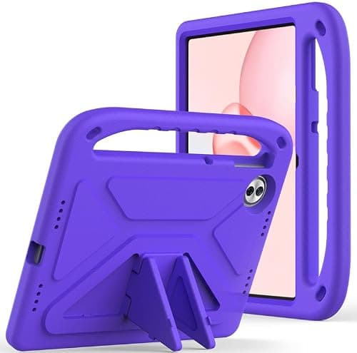 For Honor Pad 10 Case 12.1 inch 2025 Kids Friendly, EVA Foam Lightweight Shockproof Duarable, Tablet Cover with Handle Stand Case For Children, Purple on Amazon.ae - Price Tracker