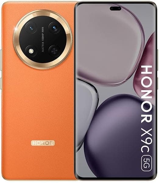 HONOR X9c 5G Dual SIM (12GB RAM, 256GB Storage) | 108MP Triple Camera | 6.78" AMOLED 120Hz Display | 6600mAh Battery | Android 14 (Sunrise Orange) on Amazon.ae - Price Tracker