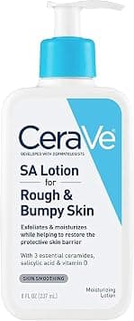 CeraVe SA Lotion for Rough & Bumpy Skin | Vitamin D, Hyaluronic Acid, Lactic Acid & Salicylic Acid Lotion | Fragrance Free & Allergy Tested | 8 Ounce on Amazon.ae - Price Tracker