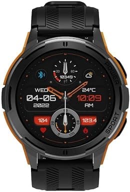 RIVERSONG Motive 8C AMOLED Bluetooth Calling Smart Watch, 1.43” Display, 24/7 Health Monitoring, AI Voice Assistant, 5ATM Water Resistance, and Up to 10 Days Battery Life, Black, SW801 - Best Deal Finder
