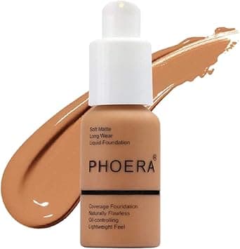 PHOERA Foundation Concealer Makeup Full Coverage Matte Brighten Long Lasting UK (108 TAN) on Amazon.ae - Price Tracker
