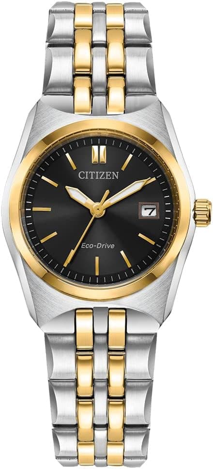 Citizen Ladies' Classic Corso Eco-Drive Watch, Stainless Steel, 3-Hand Date, Luminous Hands on Amazon.ae - Price Tracker