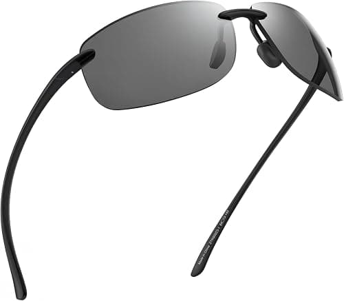JIM HALO Sports Sunglasses for Men and Women TR90 Rimless Unbreakable Frame for Running Fishing Baseball Driving on Amazon.ae - Price Tracker