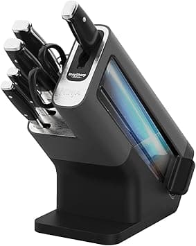 Ninja Foodi StaySharp Knife Block with Integrated Sharpener, 6-Piece Set [K32006UK] Stainless Steel, Scissors, Silver/Black - Amazon.ae Price Tracker