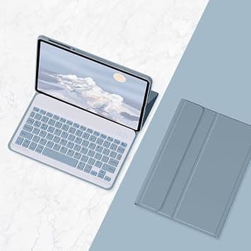 Gruattreay Keyboard Case Compatible with Honor Pad 10 12.1 inch 2025, Magnetic Detachable Wireless Bluetooth Keyboard, Smart Tablet Soft Leather Protective Cover (Blue) on Amazon.ae - Price Tracker