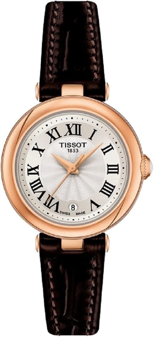 Tissot womens Bellissima 316L stainless steel case with rose gold PVD coating Dress Watch Brown T1260103601300 on Amazon.ae - Price Tracker