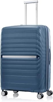Samsonite Octolite Neo Suitcase Check-In Size 75 cm / 28 inch, 4 Spinner Wheels, Hard Top, Polypropylene, Blue|TSA Lock|Expandable|Anti-Theft Secuirty Zipper - 3 Years International Warranty على Amazon.ae - متتبع الأسعار