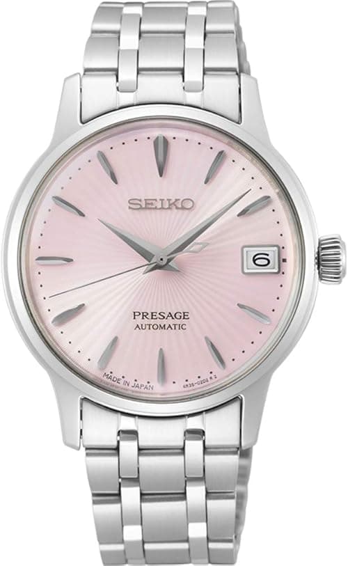SEIKO PRESAGE Automatic Ladies Cocktail 'Pink Lady' Steel Watch SRP839J1, Pink on Amazon.ae - Price Tracker