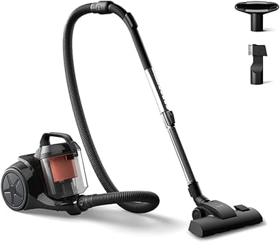 Philips Bagless Vacuum Cleaner 1000 Series - 1200W, 3-Stage System Filter, PowerCyclone 3, Multi-purpose nozzle, Deep Black & Coral Mood - XB1042/10 - Amazon.ae Price Tracker