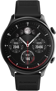 RIVERSONG Motive 7C Calling Smart Watch, 1.52 Inch Display, AI Voice Assistant, 100+ Sports Modes, 24h Health Management, IP68 waterproof, Black Color on Amazon.ae - Price Tracker