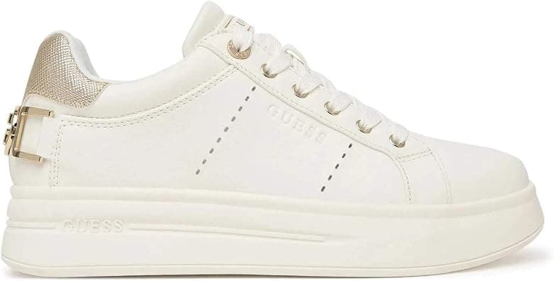 Guess Wesli Logo Sneakers Shoes FLPWESELE12 Women Shoes FLPWES ELE12 WHIGO على Amazon.ae - متتبع الأسعار