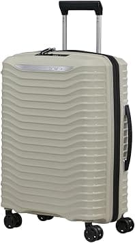 Samsonite Upscape Suitcase Cabin Size 55 cm / 20 inch, 4 Spinner Wheels, Polypropylene, Warm Neutral|Inner Mesh Pocket|Expandable|Removable Divider|TSA Lock|USB Port - 10 Years International Warranty on Amazon - Best Deal Finder