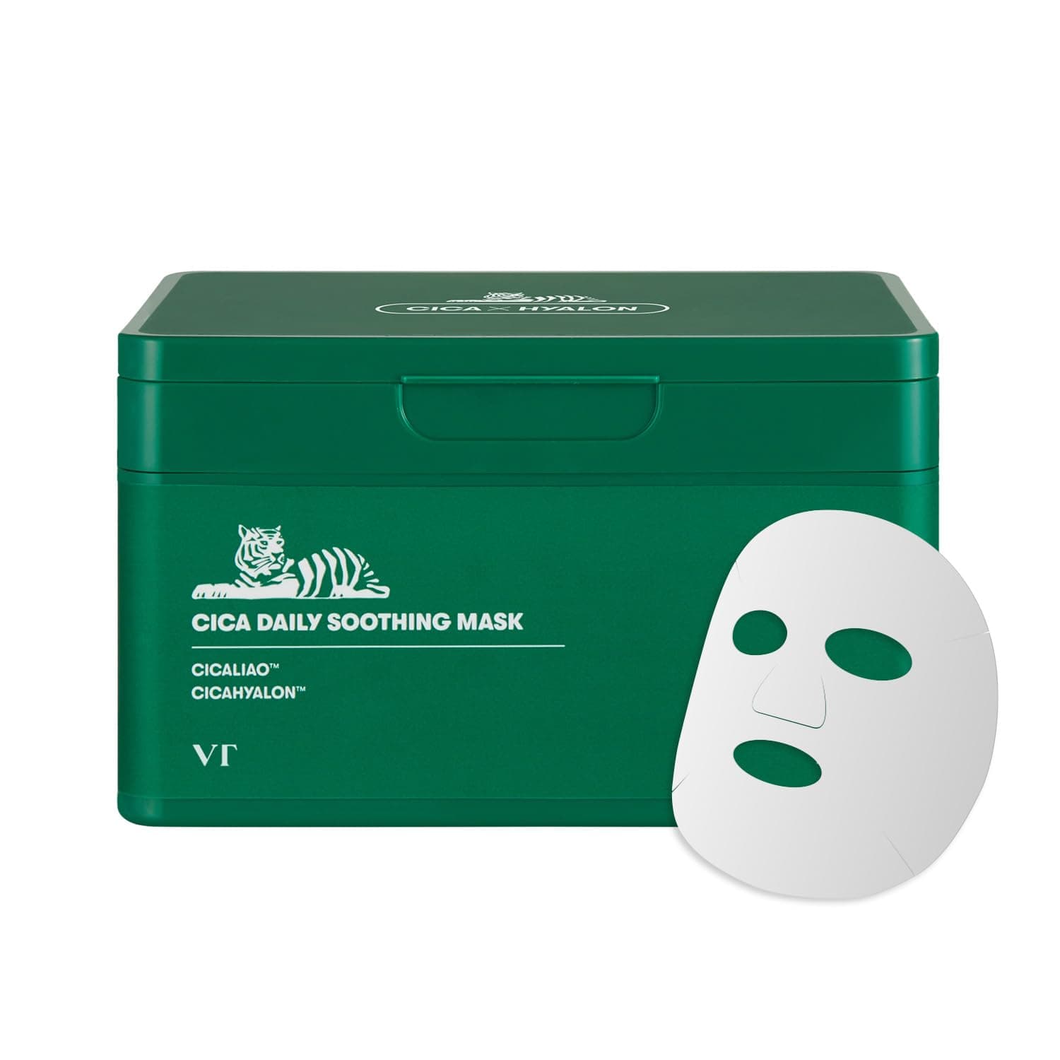 VT COSMETICS Daily Soothing Mask 30ea | Facial Sheet Mask for Moist & Hydrating, 30 Day Supply, Centella Asiatica Face Mask, Instant Calm & Glow, Korean Skincare on Amazon.ae - Price Tracker