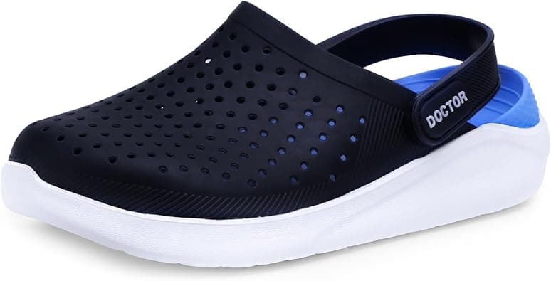 DOCTOR EXTRA SOFT Men's Classic Ultra Soft Clogs/Sandals with Adjustable Back Strap for Adult| Comfortable & Lightweight| Stylish & Anti-Skid|Indoor & Outdoor Waterproof Casual Mules Gents/Boys D-530 on Amazon.ae - Price Tracker
