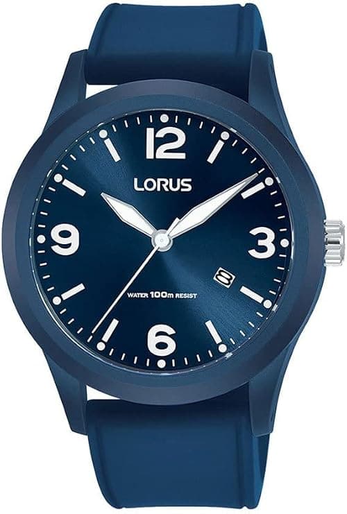 LORUS Analogical RH953LX9, Blue, Strap على Amazon.ae - متتبع الأسعار