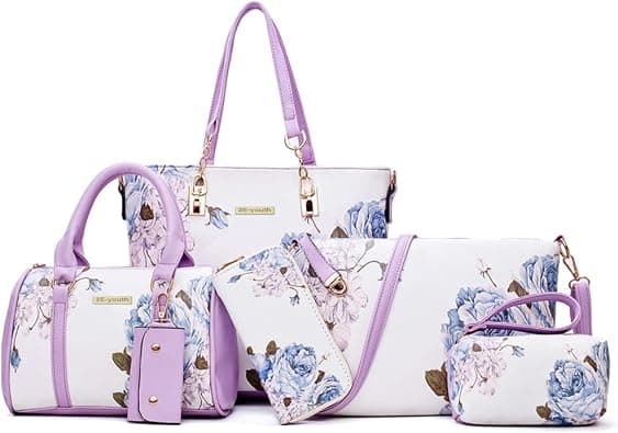 2E-youth Purses and Handbags for Women Ladies Top Handle Satchel Shoulder Bag Tote Bag | Designer Purses - متتبع أسعار Amazon.sa