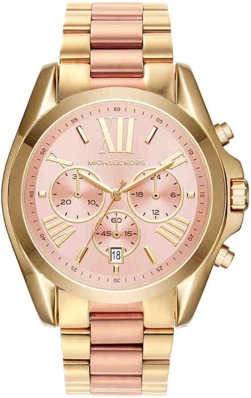 Michael Kors Bradshaw Women's Watch, Stainless Steel Chronograph Watch for Women with Steel or Leather Band on Amazon.ae - Price Tracker