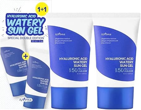 ISNTREE Hyaluronic Acid Watery Sun Gel, 50ml, Pack of 2 - دليلك لأفضل العروض