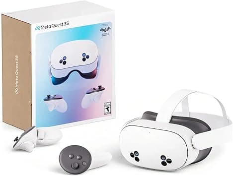 Meta Quest 3S 128GB — Dive into Mixed Reality — Unreal Device. Unreal Price — Gorilla Tag Cardboard Hero Bundle — Amazon Exclusive - Amazon.ae Price Tracker
