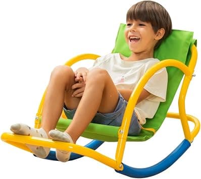 PLATPORTS Calming Sensory Rocking Chair for Kids – Balance Seat for Focus, Relaxation & Play | Indoor Outdoor Therapy Chair for Autism, ADHD & Active Kids على Amazon.ae - متتبع الأسعار