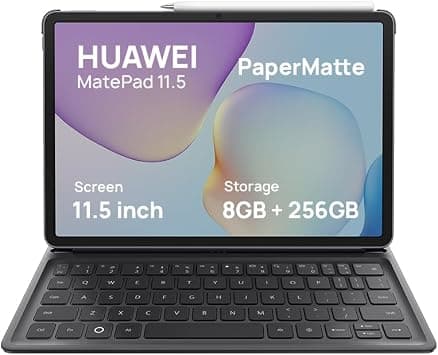 HUAWEI MatePad 11.5 2025 Tablet 2.5K 120Hz PaperMatte Display, 8+256GB, 10100 mAh, 40W SuperCharge, WiFi6, Bluetooth 5.2, WPS Office, Quad Speakers, Detachable Keyboard, Gray + FOC on Amazon - Best Deal Finder