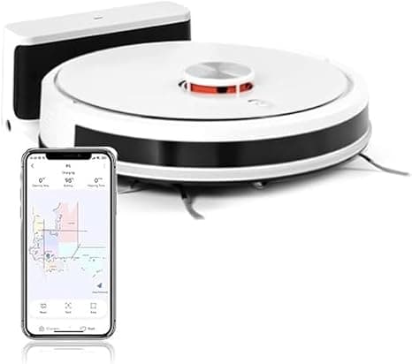 Lydsto R5D 3 in 1 Sweeping and Mopping Robot Vacuum Cleaner With Laser Navigation and Automatic Dust Collection, 3000Pa Ultra Cleaning Efficiency,LDS Navigation System & Advanced Smart Sensors - White on Amazon.ae - Price Tracker
