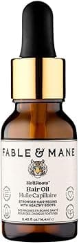 Fable and Mane Hair Oil - HoliRoots Hair Oil & Scalp Oil Treatment. Dry Damaged Hair with Amla and Castor Oil for Pre Wash 14.4ml on Amazon.ae - Price Tracker