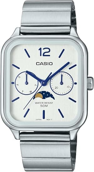 Casio Men's Watch - MTP-M305D-7AVDF White Dial, Silver Band - Amazon.ae Price Tracker