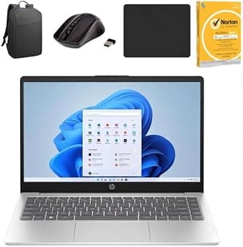 HP 14-inch AI Laptop, Intel Core Ultra 5 225U, 16GB DDR5 RAM, 512GB PCIe NVMe SSD, Intel Graphics, FHD IPS Display, Backlit Keyboard, Wi-Fi 6, Bluetooth 5.4, Windows Laptop, Natural Silver على Amazon.ae - متتبع الأسعار