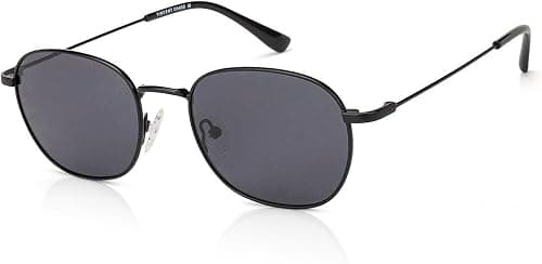 Vincent Chase By Lenskart | Full Rim Round Branded Latest and Stylish Sunglasses | Polarized and 100% UV Protected | Men & Women | Large | VC S13132 on Amazon - Best Deal Finder