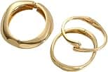 Chunky Gold Bangle Bracelets for Women, Dainty 14k Gold Plated Big Stackable Bangles Set, Trendy Cuff Bracelet Stack Fashion Jewelry Gifts. - Best Deal Finder