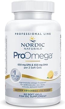 Nordic Naturals ProOmega - Fish Oil, 650 mg EPA, 450 mg DHA, High-Intensity Support for. على Amazon.ae - متتبع الأسعار