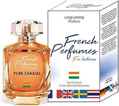 Parag Fragrances Pure Sandal Perfume Spray For Men & Women (Long Lasting/Imported Perfume/Best Unisex Perfume) With Heavy Crystal Glass Bottle على Amazon.ae - متتبع الأسعار