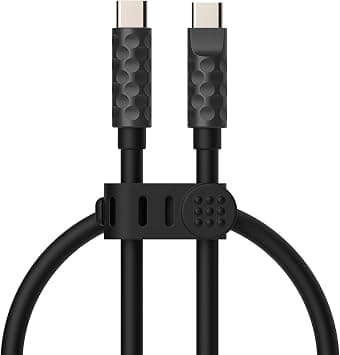240W USB-C to USB-C Fast Charging Cable, Durable Type C Cord with Power Delivery, and for Phone 15/16, Samsung Galaxy, MacBook Pro 2020, Google Pixel, Tablets & More (Black, 1.2M) on Amazon.ae - Price Tracker
