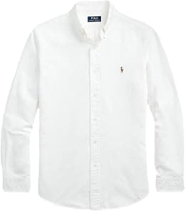 POLO RALPH LAUREN Men's Classic Oxford Long Sleeve Sport Shirt - Best Deal Finder