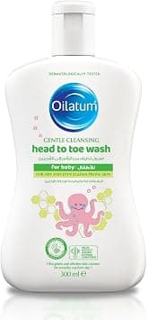 Oilatum Baby Gentle Cleansing Head to Toe Wash, 300ml, Dry & Eczema Skin Baby Wash. Gentle & Effective Cleanser. - Best Deal Finder