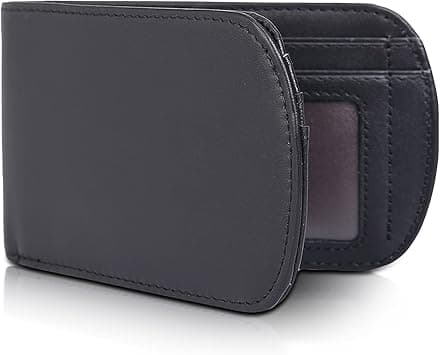 Polare Slim Curve Front Pocket RFID Blocking Italian Real Leather Bifold Wallet for Men (Black) on Amazon.ae - Price Tracker
