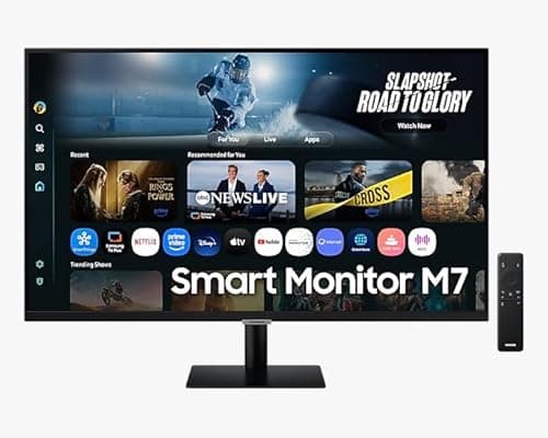 Samsung 32" M7 M70F Smart Monitor (AI & Smart Features) 4K (3,840 x 2,160) 60hz, USB Type C, Simple Stand, for Entertainment and Work, LS32FM702UMXUE on Amazon.ae - Price Tracker
