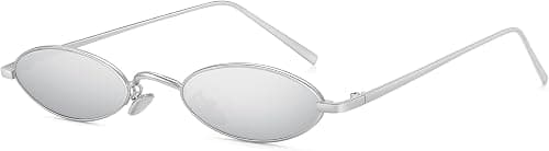 MEETSUN Retro Vintage Cat Eye Sunglasses Narrow Small Oval Glasses Petals Shape Curved Temple Design on Amazon.ae - Price Tracker