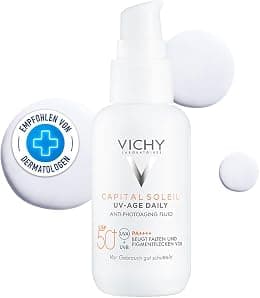 Vichy Capital Soleil UV - Age Anti Ageing Sunscreen SPF 50+ with Niacinamide 40ml - Best Deal Finder