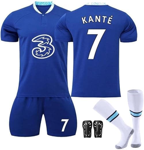 2022/23 Home CHE Football Jersey Kit– KANTE #7 Signed Edition–Soccer Uniform Set with Shorts,Socks&Knee Pads–Athletic Training Gift for Men,Youth&Boys(16–3XL) on Amazon.ae - Price Tracker